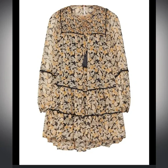 Free people Floral Long Sleeve Mini Dress - Picture 5 of 5